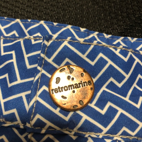 COPY - Retro marine men’s designer swim trunks size 31 - Picture 7 of 8